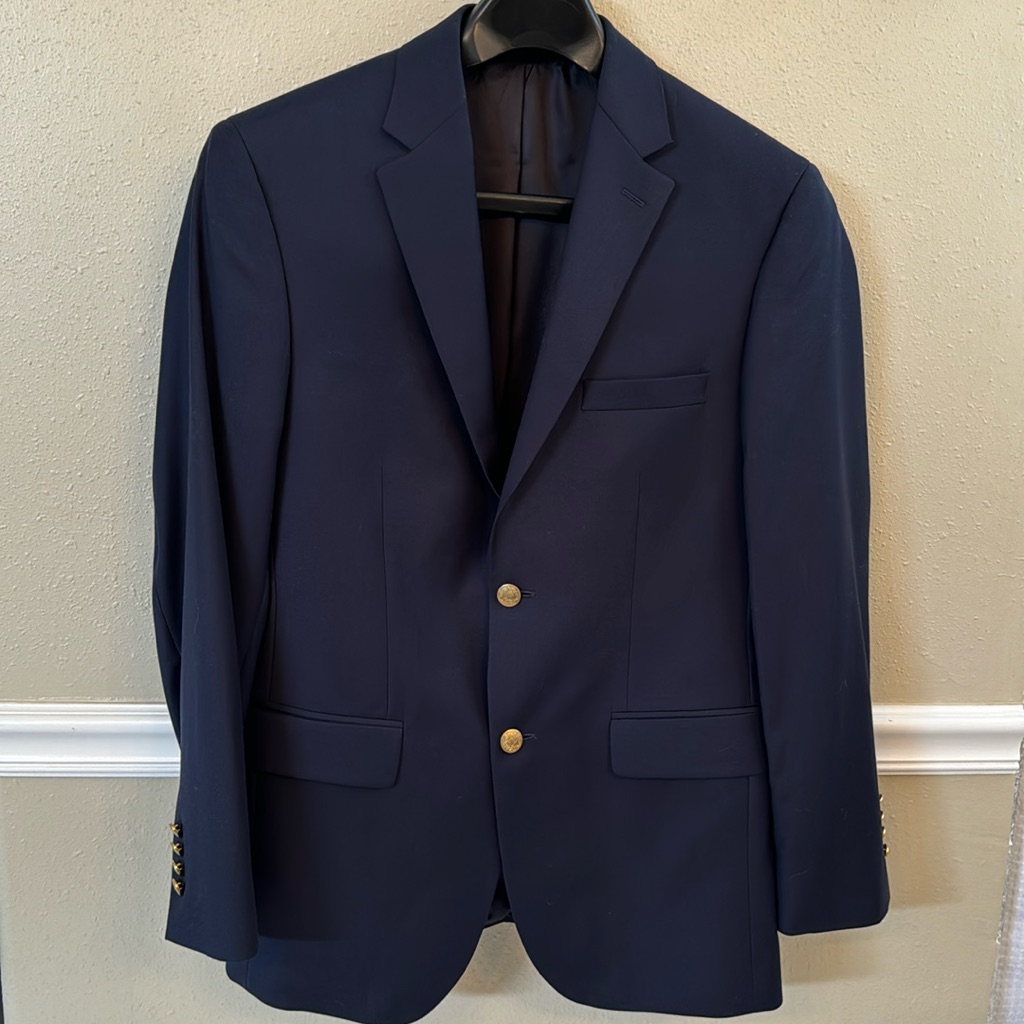 Jos. A. Bank Signature Collection Navy Sport Coat/Blazer Tailored Fit